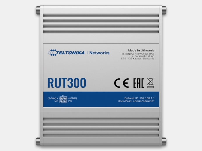 RUT300 (проводной роутер) от Teltonika с доставкой по России и СНГ